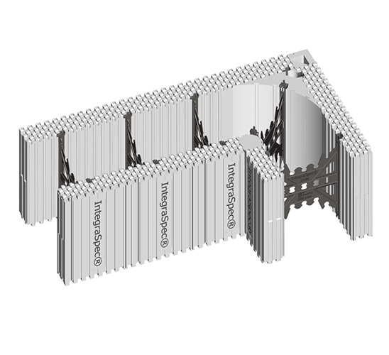 90° Corner unit - 8 inch detail