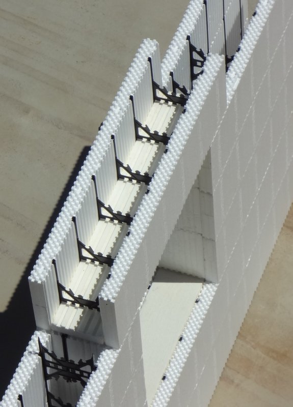 Window opening with header