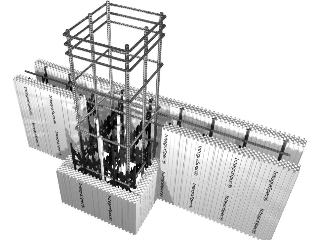 Standard Panels wall and column assembly